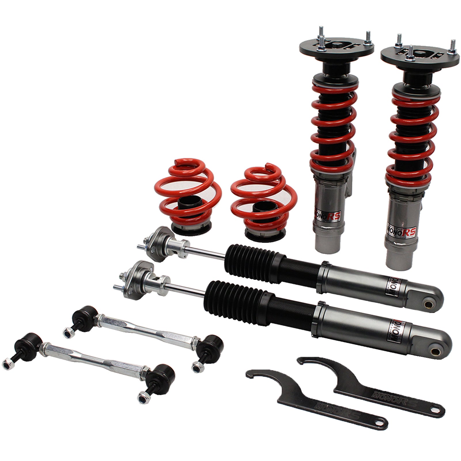 Godspeed MRS1780 MonoRS Coilover Lowering Kit, 32 Damping Adjustment, Ride Height Adjustable