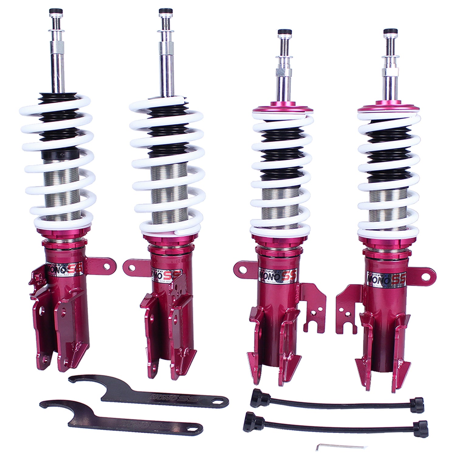 Godspeed MSS0650-C MonoSS Coilover Lowering Kit, Fully Adjustable, Ride Height, Spring Tension And 16 Click Damping, Toyota Solara(ACV30/MCV30) 2004-08