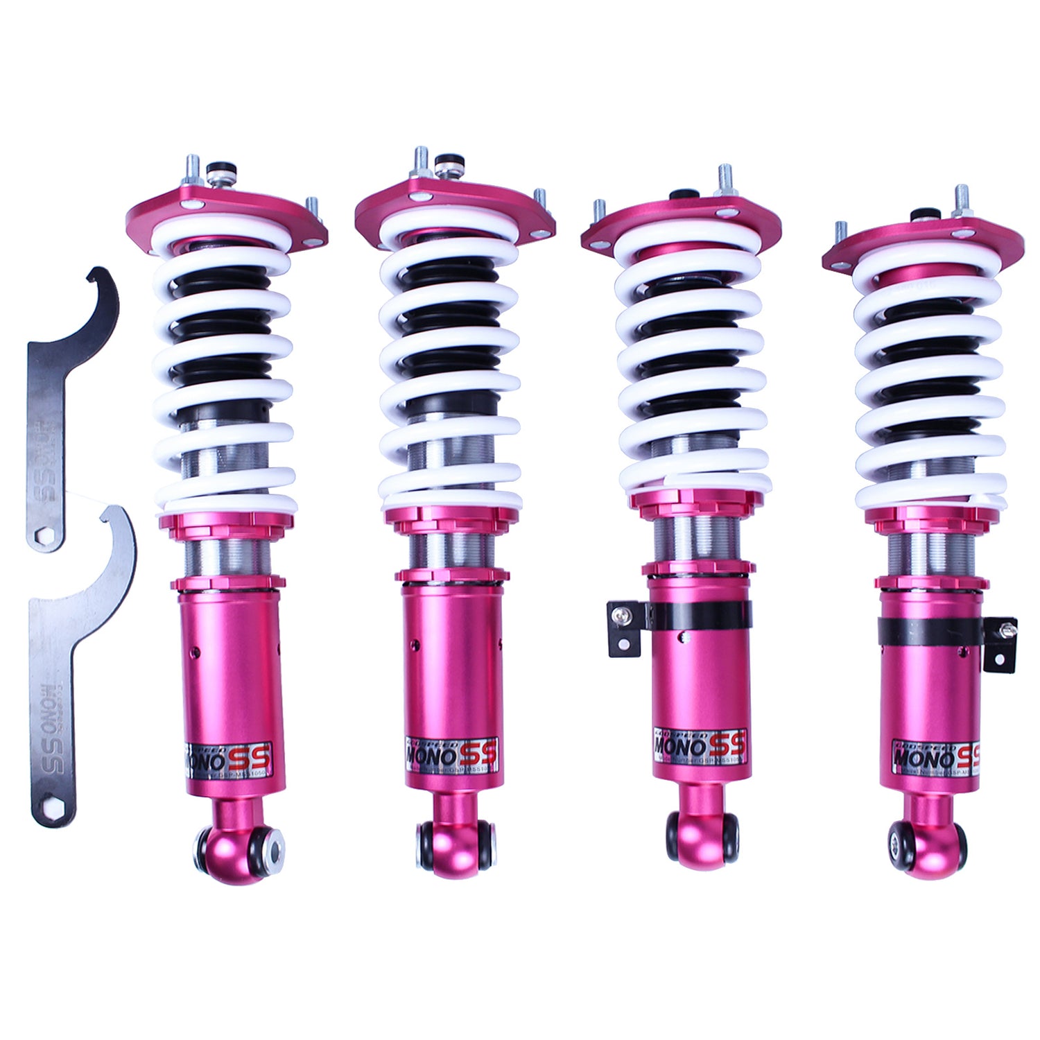Godspeed MSS1050-A MonoSS Coilover Lowering Kit, Fully Adjustable, Ride Height, Spring Tension And 16 Click Damping, Toyota Chaser(JZX90/JZX100) 1992-01