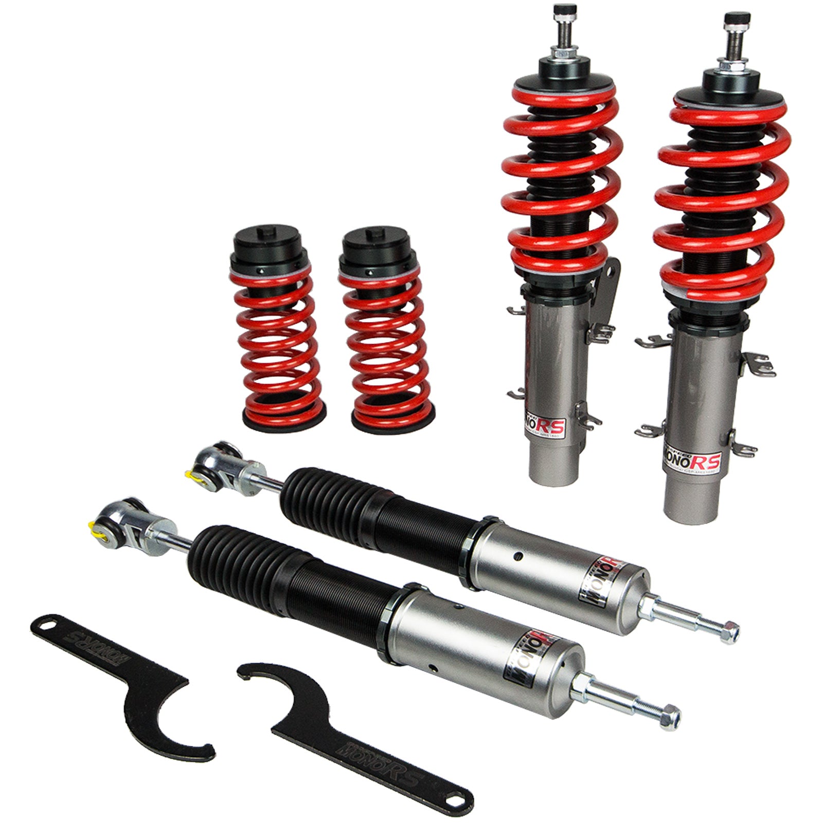 Godspeed MRS1860-A MonoRS Coilover Lowering Kit, 32 Damping Adjustment, Ride Height Adjustable