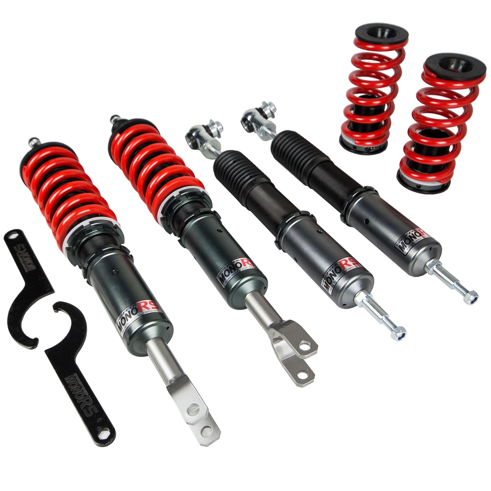 Godspeed MRS1850-B MonoRS Coilover Lowering Kit, 32 Damping Adjustment, Ride Height Adjustable