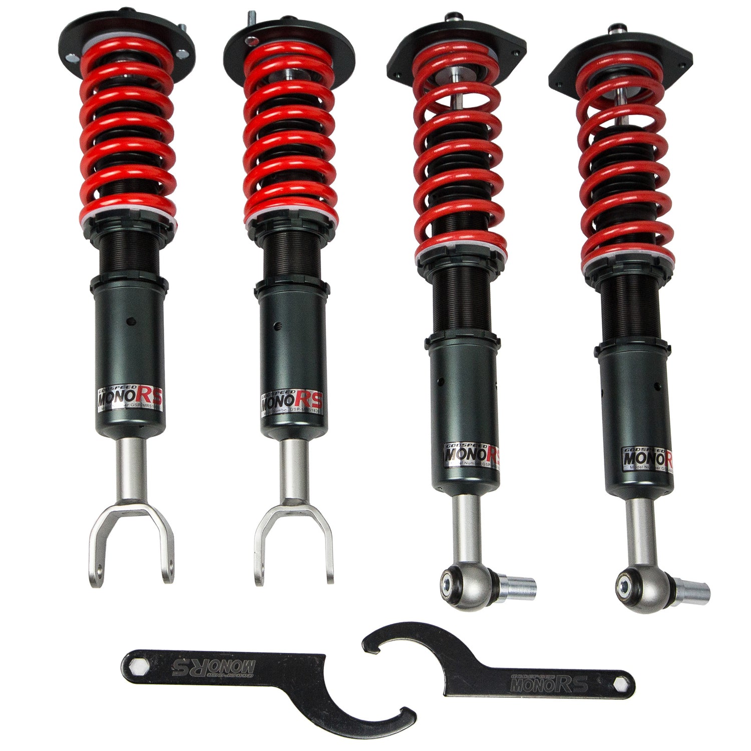 Godspeed MRS1820 MonoRS Coilover Lowering Kit, 32 Damping Adjustment, Ride Height Adjustable