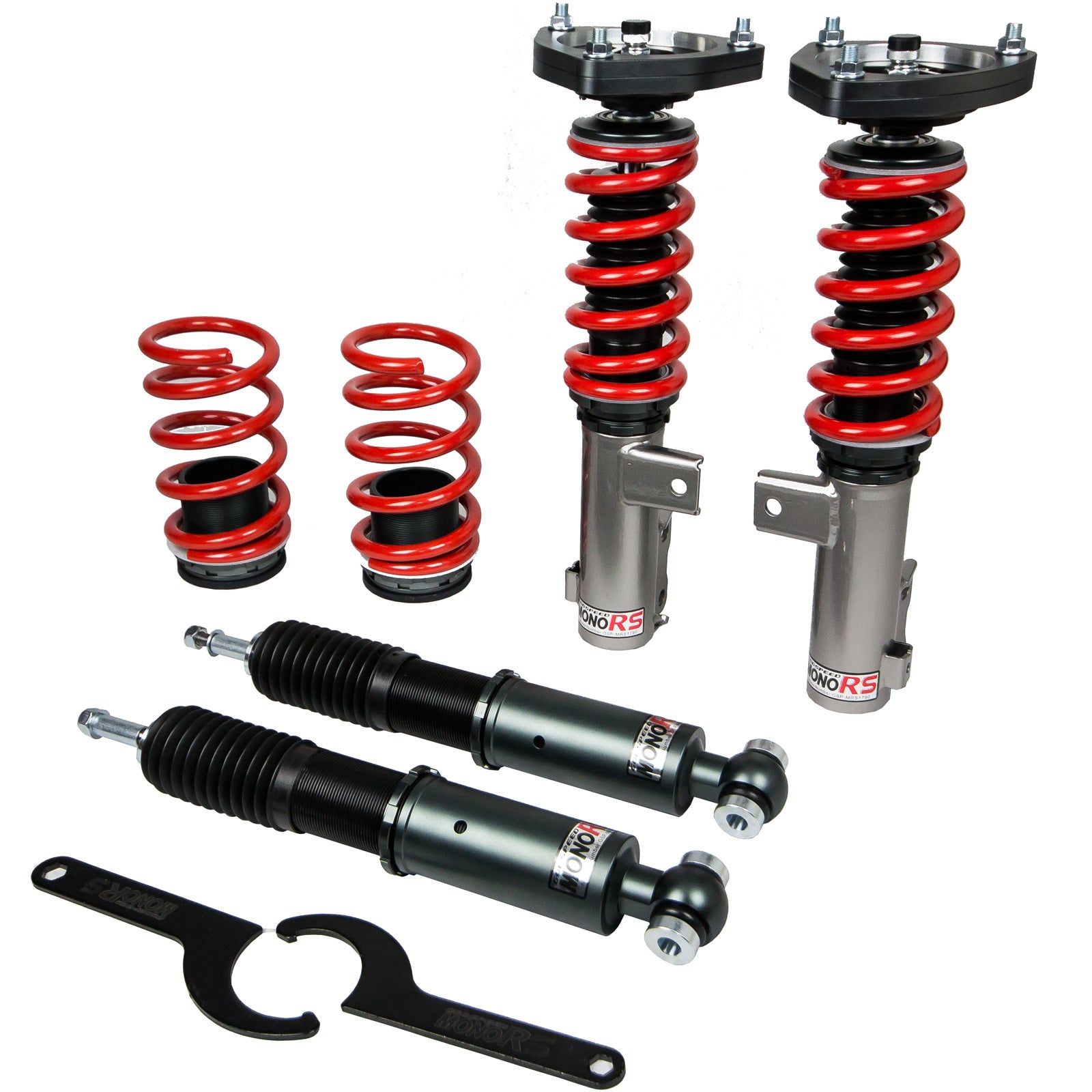 Godspeed MRS1790 MonoRS Coilover Lowering Kit, 32 Damping Adjustment, Ride Height Adjustable
