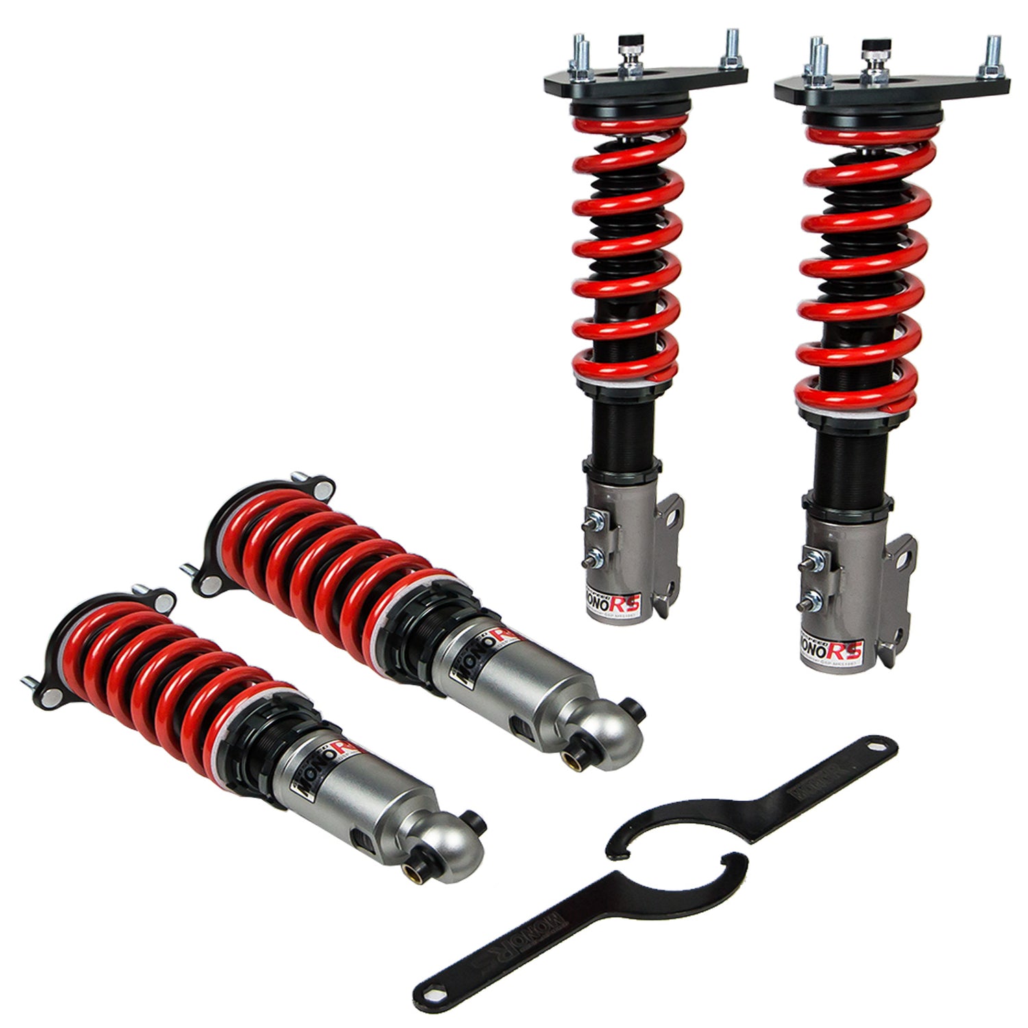 Godspeed MRS1980-B MonoRS Coilover Lowering Kit, 32 Damping Adjustment, Ride Height Adjustable