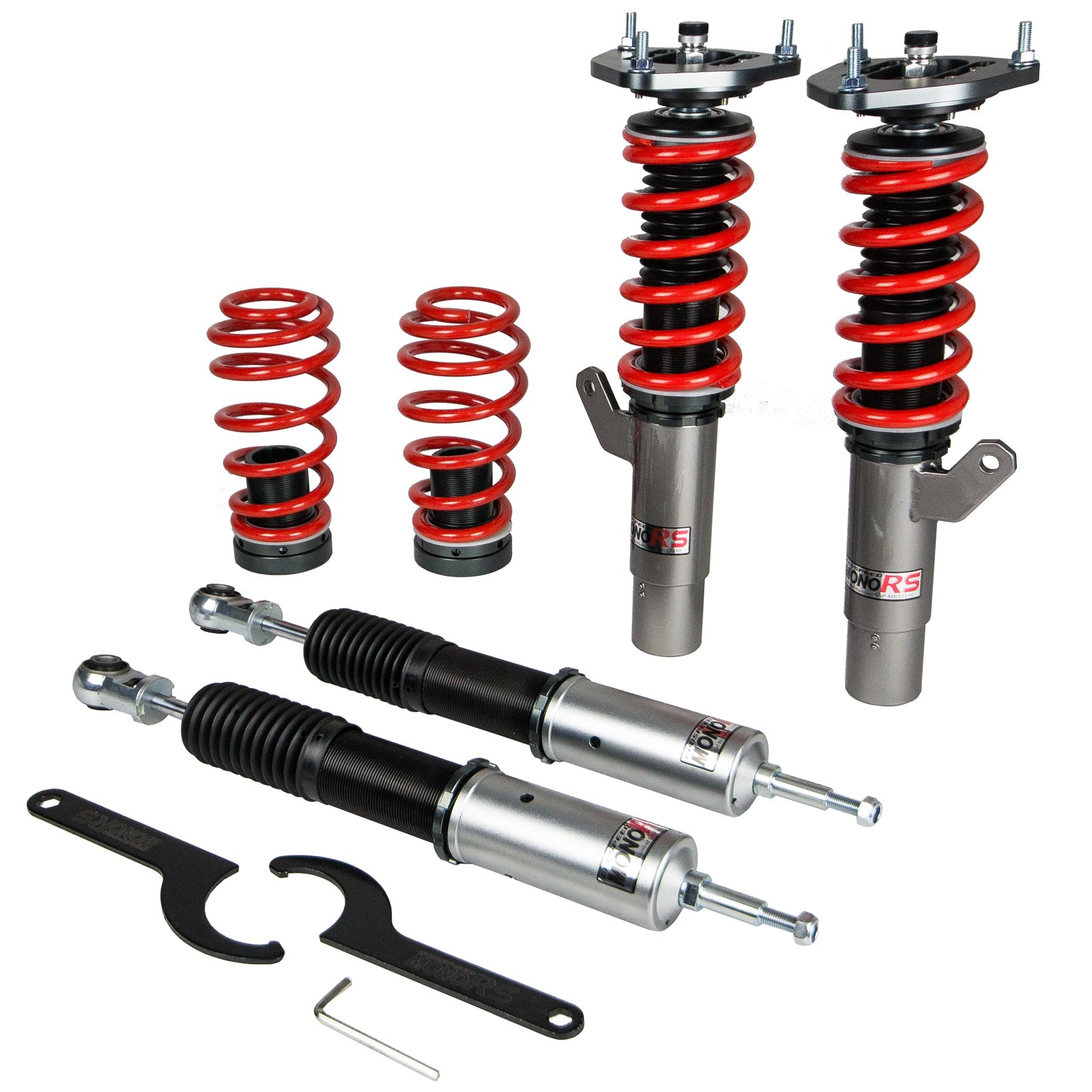 Godspeed MRS1810-C MonoRS Coilover Lowering Kit, 32 Damping Adjustment, Ride Height Adjustable
