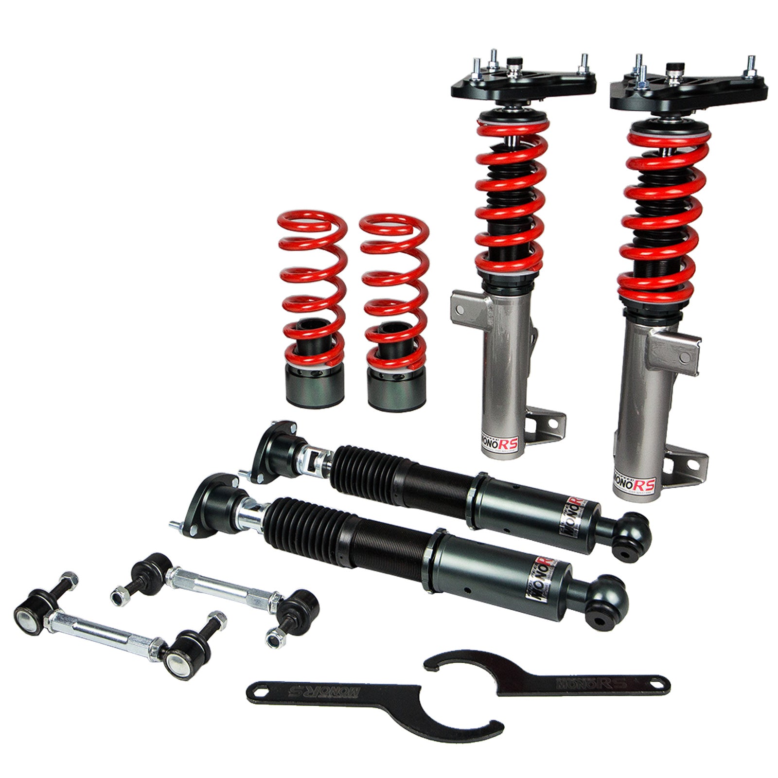 Godspeed MRS1890-B MonoRS Coilover Lowering Kit, 32 Damping Adjustment, Ride Height Adjustable