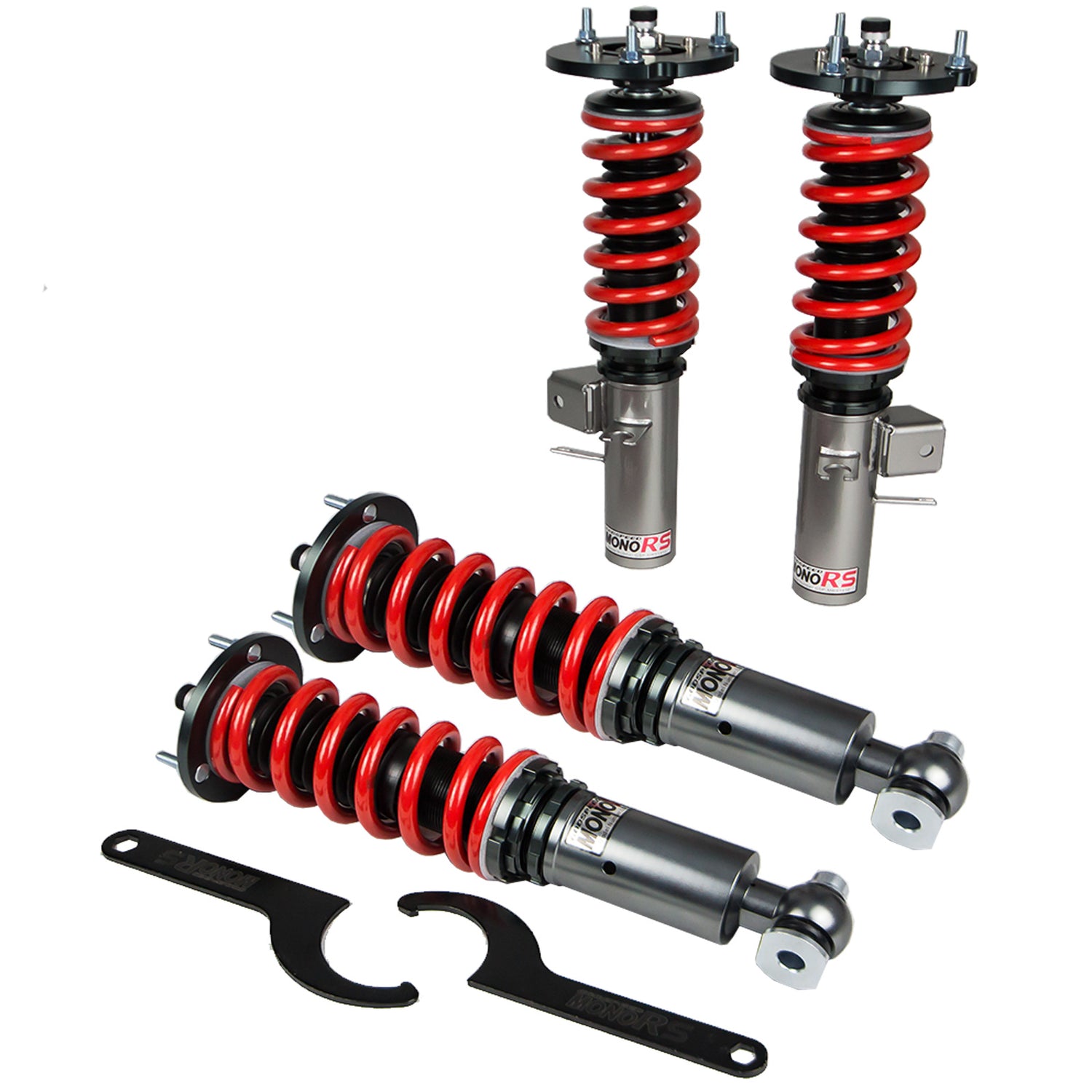 Godspeed MRS1910 MonoRS Coilover Lowering Kit, 32 Damping Adjustment, Ride Height Adjustable