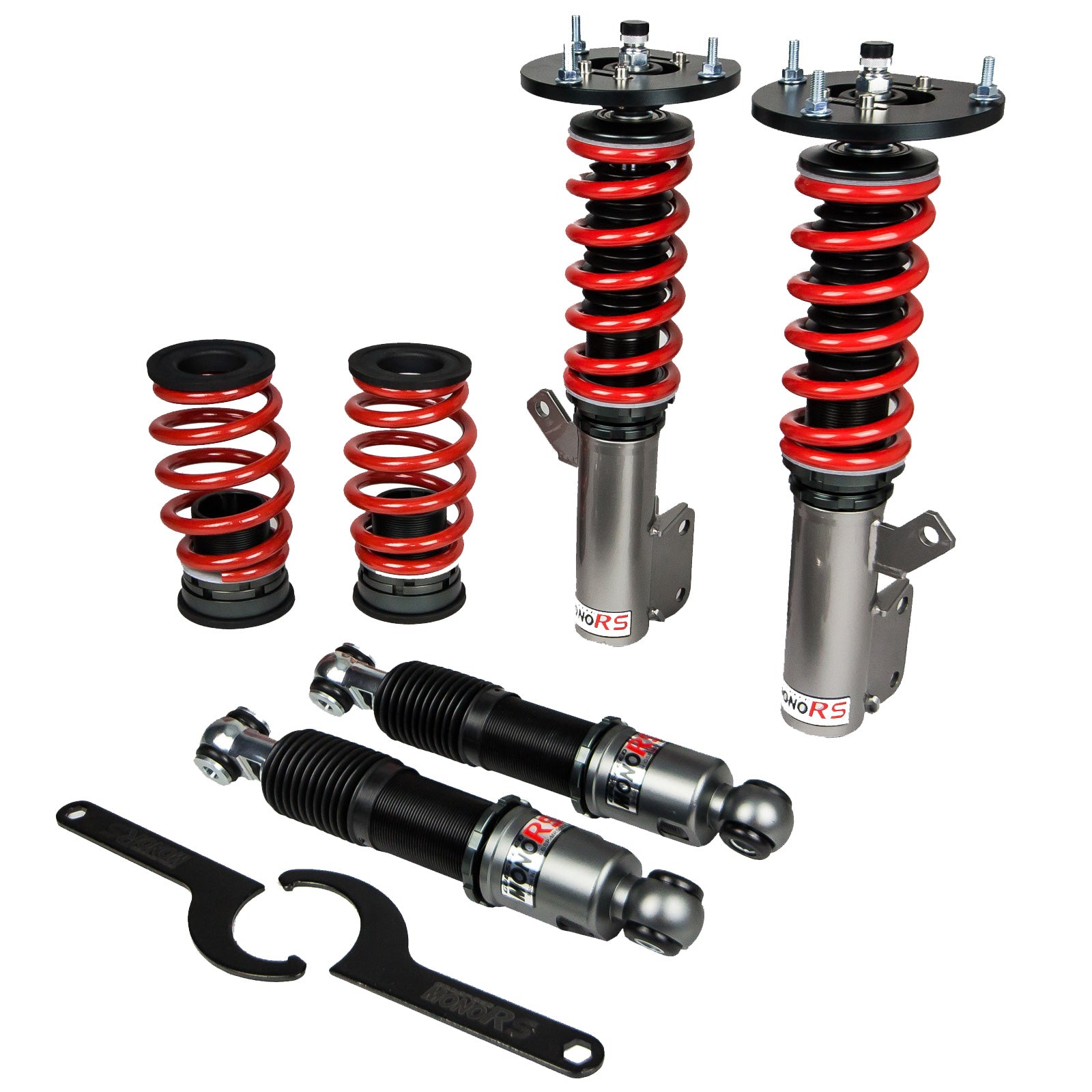 Godspeed MRS1770-A MonoRS Coilover Lowering Kit, 32 Damping Adjustment, Ride Height Adjustable