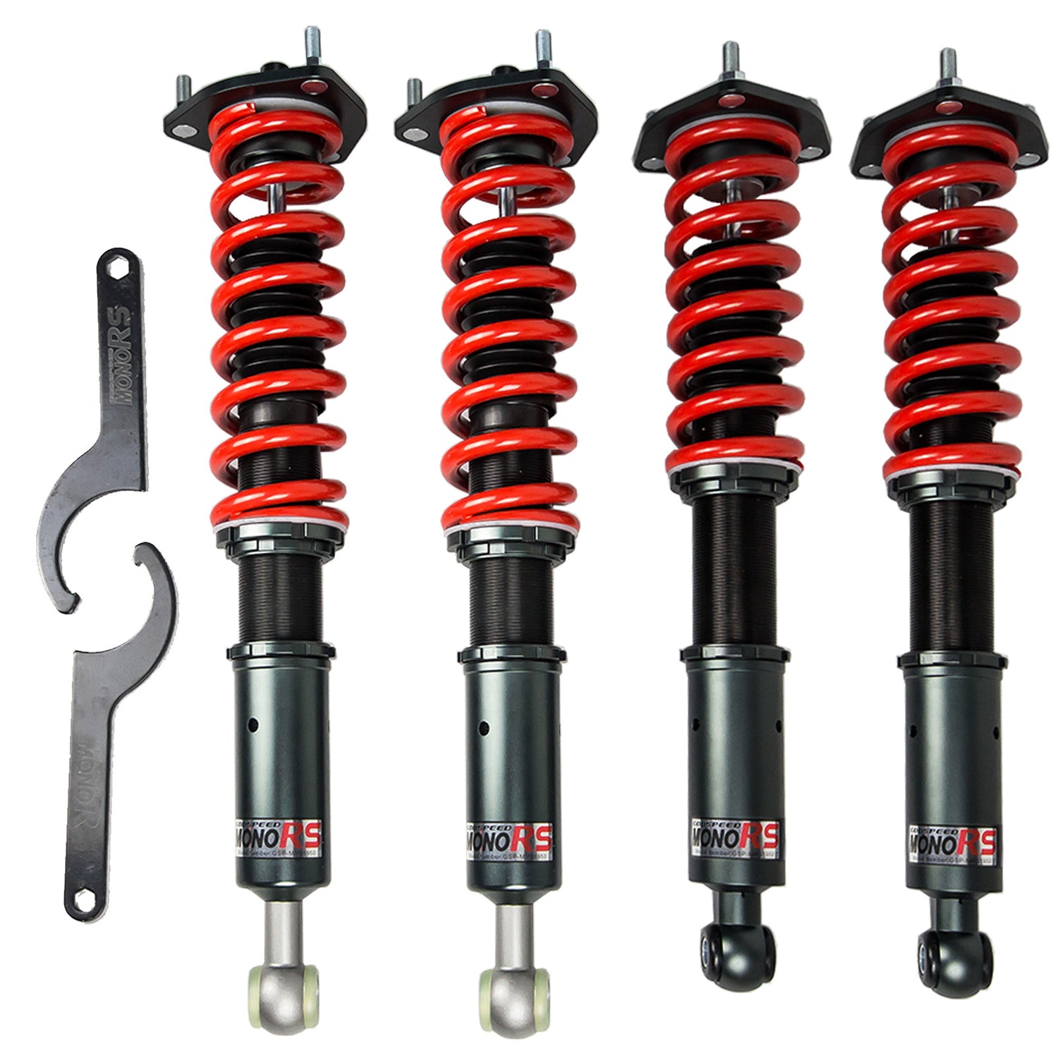 Godspeed MRS1950 MonoRS Coilover Lowering Kit, 32 Damping Adjustment, Ride Height Adjustable
