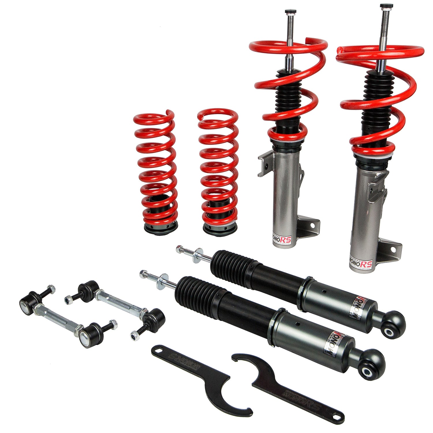 Godspeed MRS1870-B MonoRS Coilover Lowering Kit, 32 Damping Adjustment, Ride Height Adjustable
