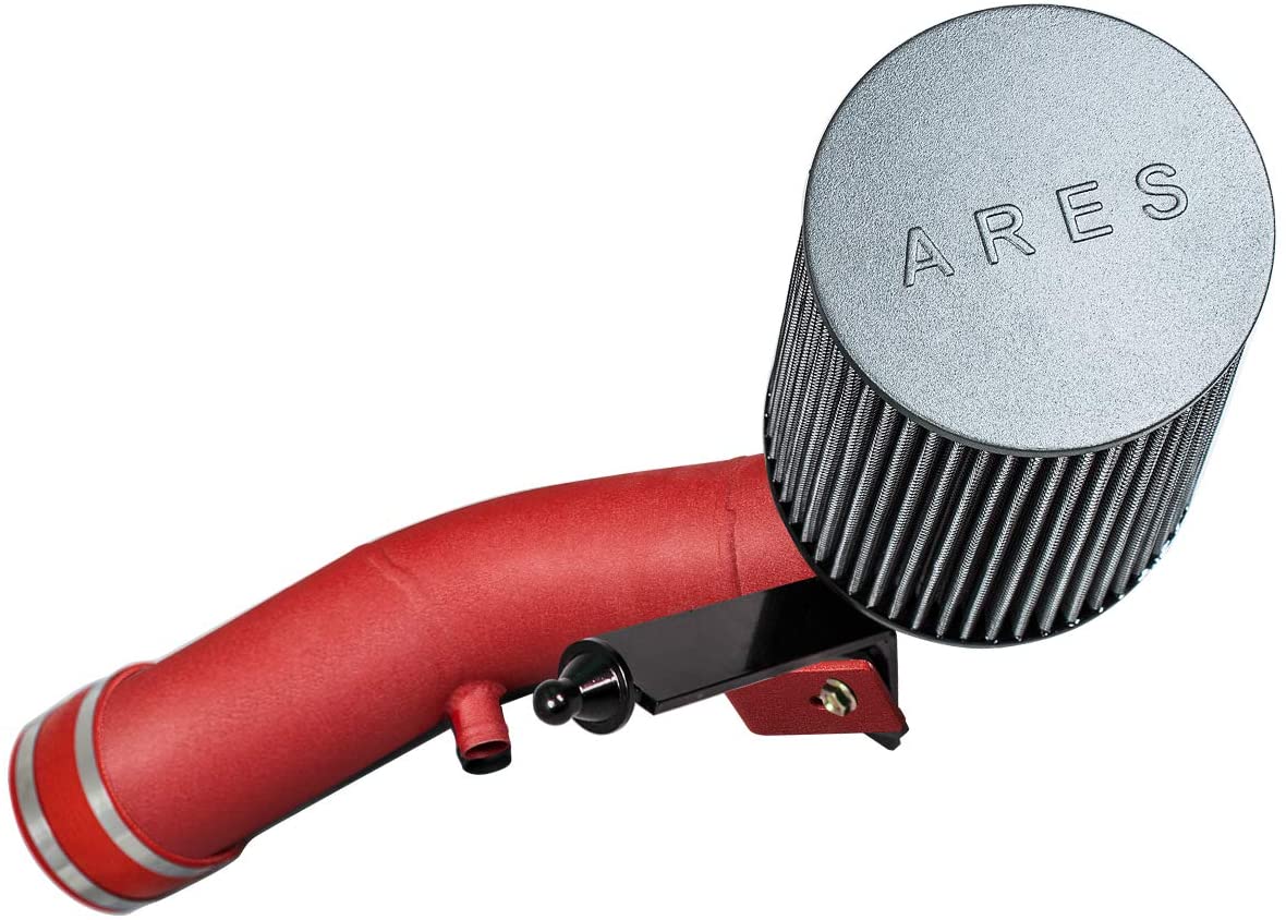 Ares Motorsports 3.5" RED Heat Shield Cold Air Intake