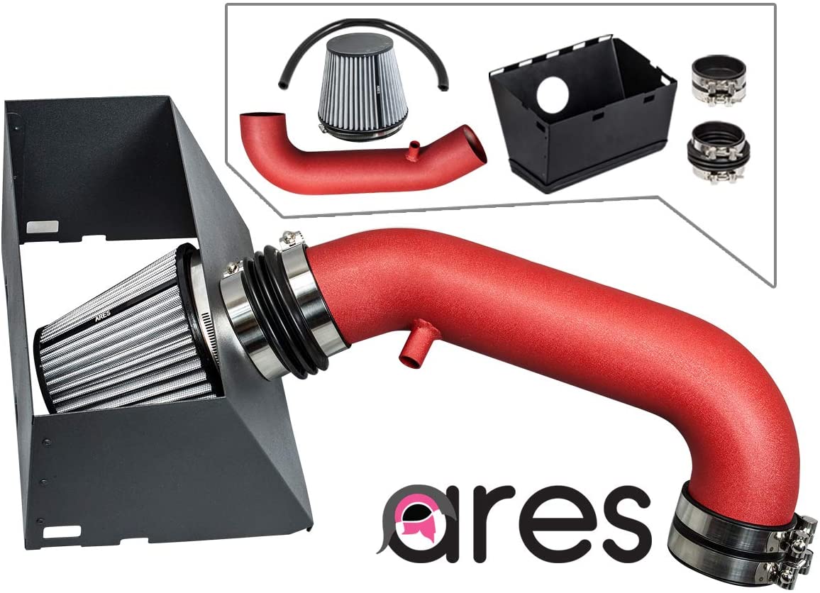 Red Cold Air Intake Kit with heat shield AHI-RL-DG10RD for 09-18 Ram 1500/Ram 2500/Ram 3500 with 5.7L/V8