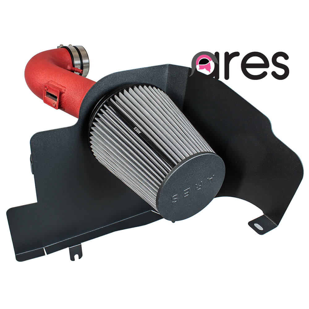 Ares Red Air Intake Kit with heat shield AHI-CD-01RD for Escalade/Avalanche 1500/Suburban/Tahoe/Silverado/Sierra 1500/2500/HD V8