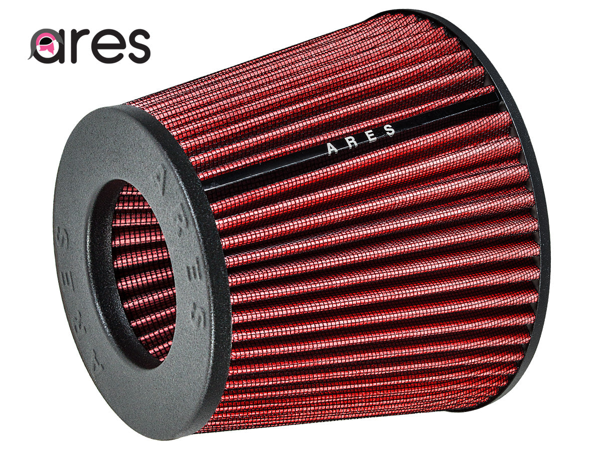 Ares Red 3.5" Universal Dry Air Filter Cone Dry Filter Replacement