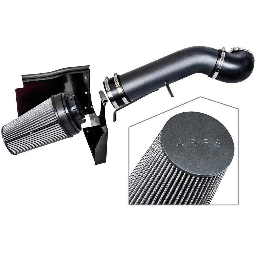 Ares Cold Air Intake Kit with heat shield for Avalanche 1500/Suburban/Tahoe/Silverado/Sierra 1500/2500/HD V8 AHI-CD01GK