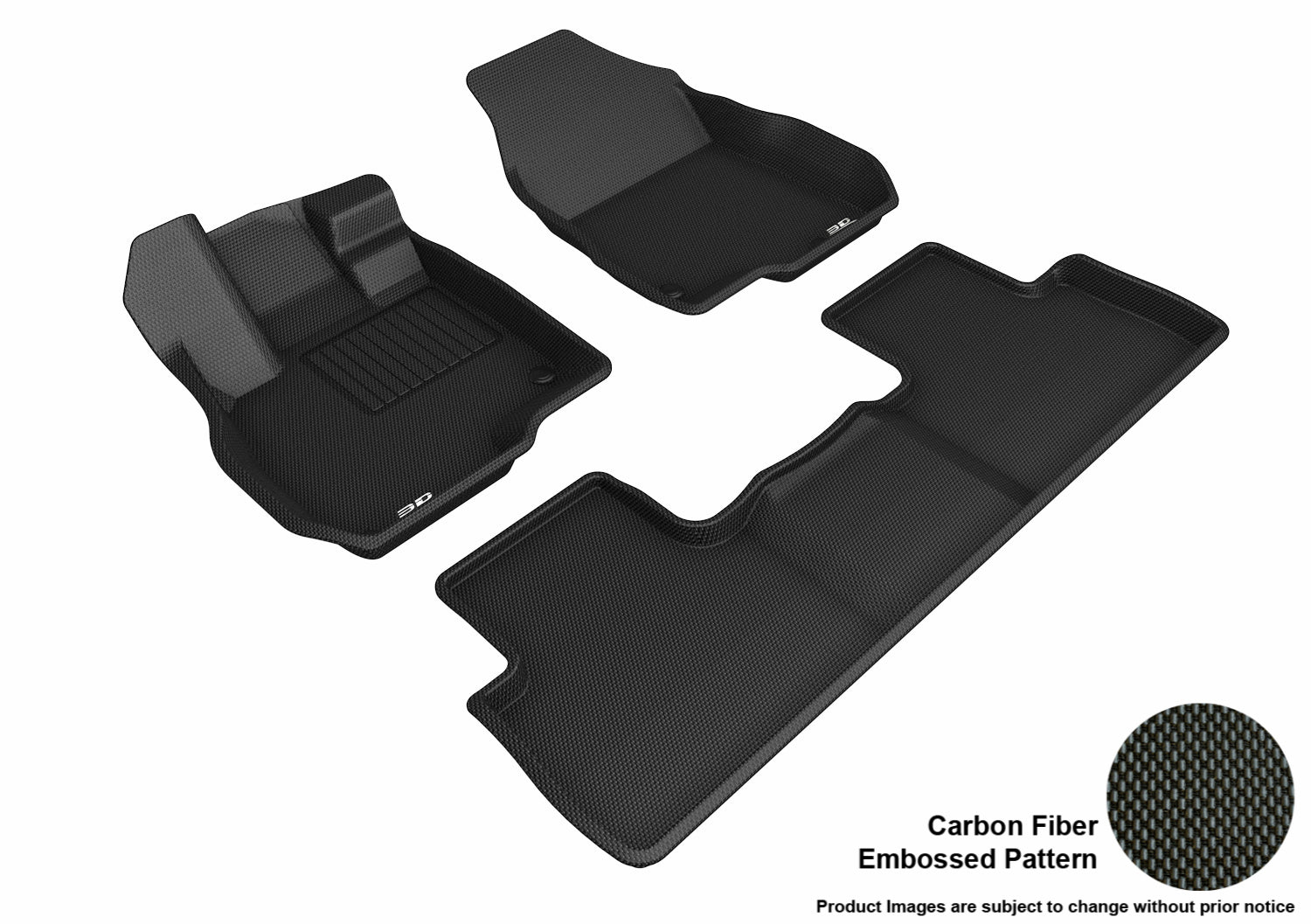 3D MAXpider L1AC01401509 Compatible for Acura RDX 2019 KAGU BLACK R1 R2