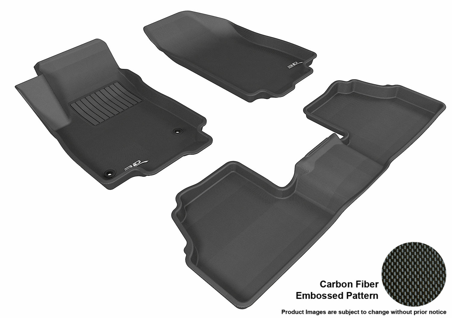 3D MAXpider L1BC01601509 Compatible for Buick ENCORE 2013-2019 KAGU BLACK R1 R2