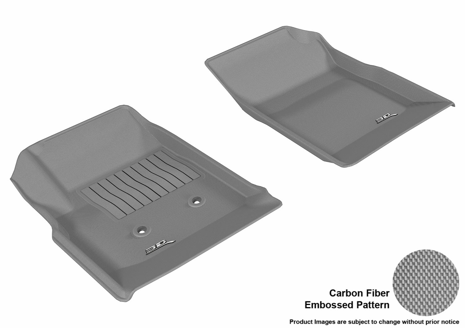 3D MAXpider L1CH06711501 Compatible for Chevrolet COLORADO CREW CAB/ Compatible for GMC CANYON CREW CAB 2015-2019 KAGU GRAY R1