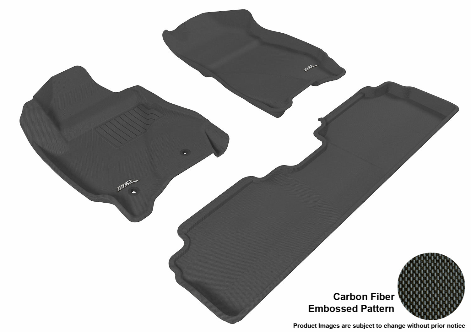 3D MAXpider L1FR03701509 Compatible for Ford ESCAPE 2011-2012 KAGU BLACK R1 R2 (2 EYELETS)