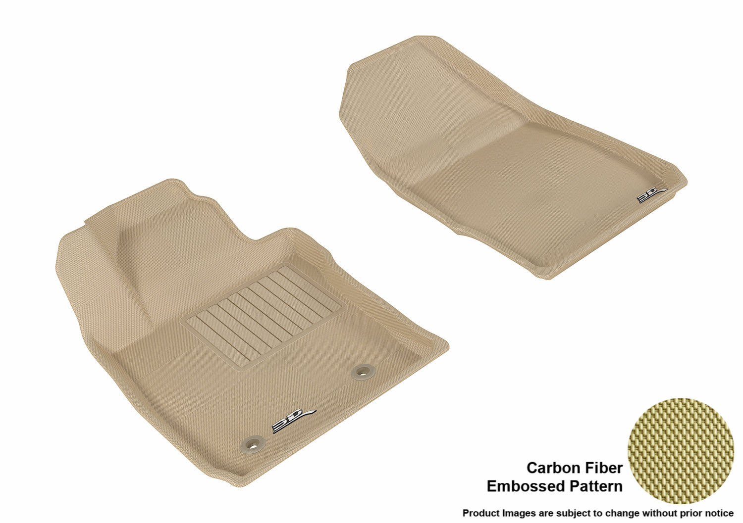 3D MAXpider L1FR08011502 Compatible for Ford FIESTA 2011-2019 KAGU TAN R1