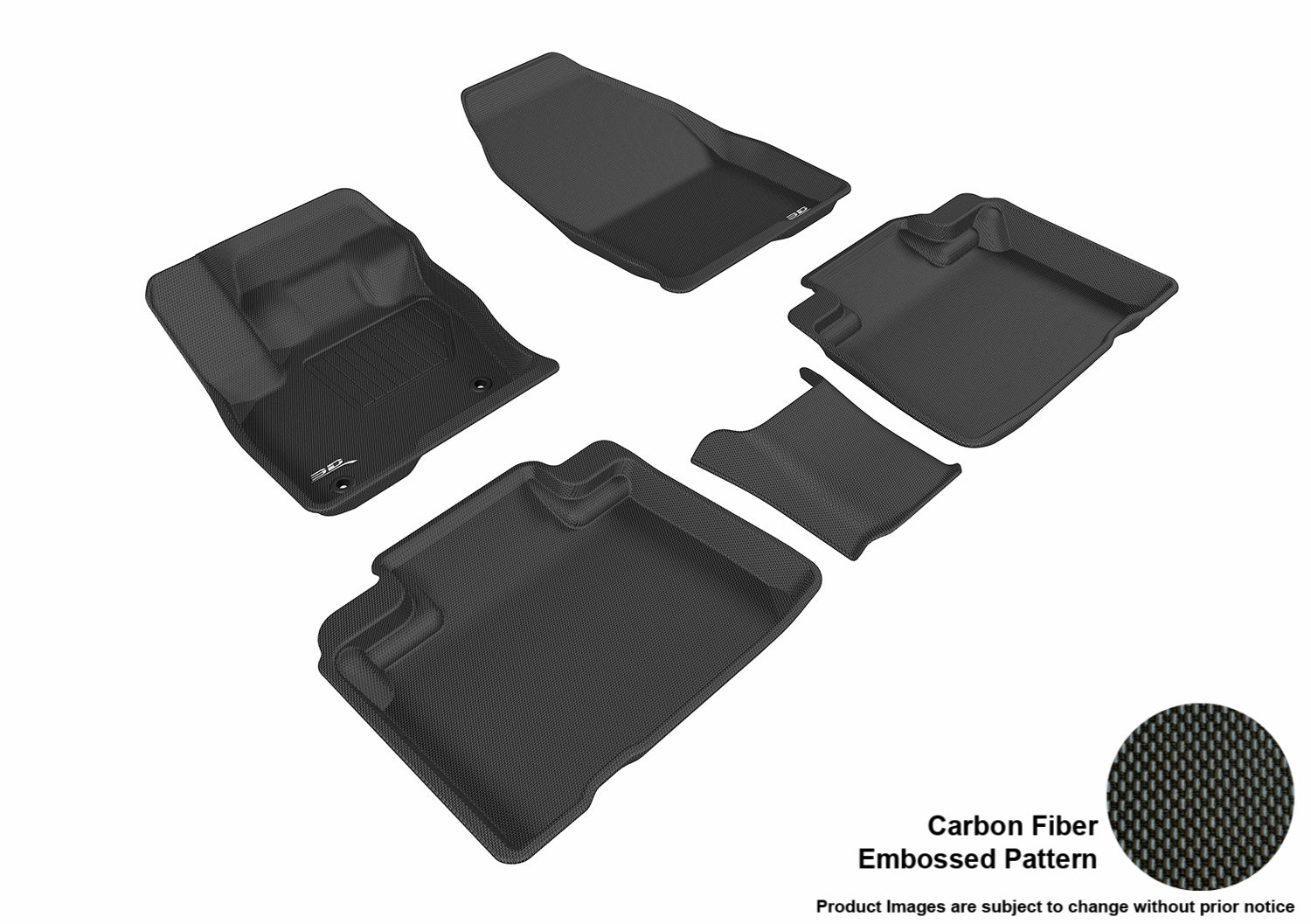 3D MAXpider L1FR09301509 Compatible for Ford EDGE 2015-2019 KAGU BLACK R1 R2