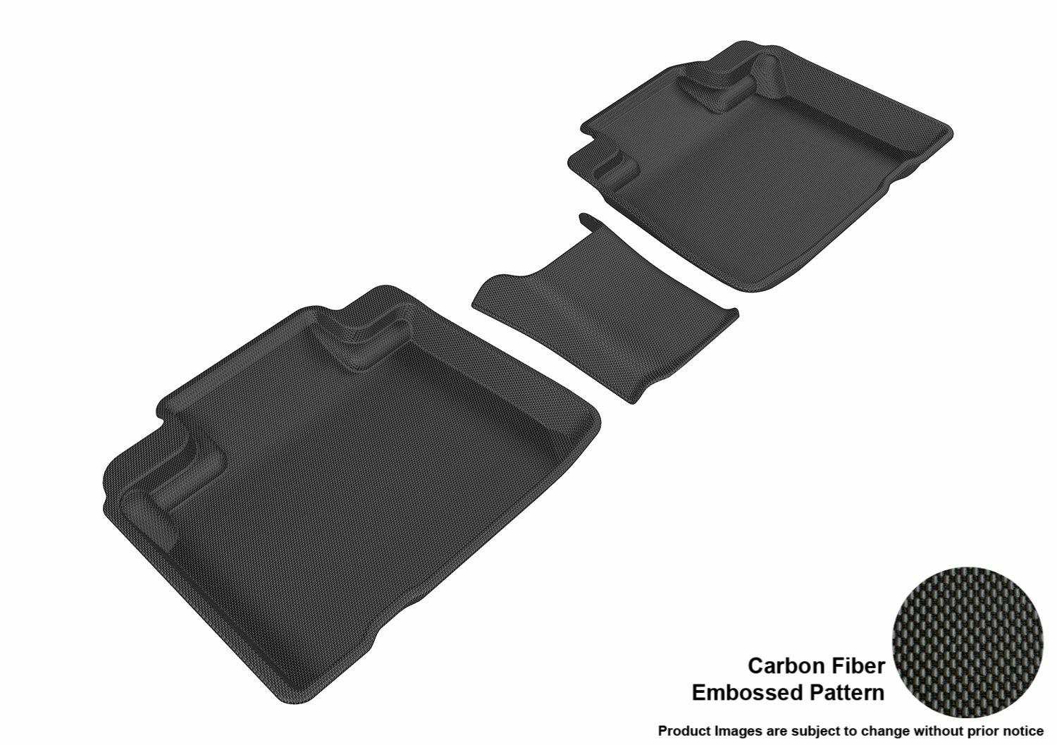 3D MAXpider L1FR09321509 Compatible for Ford EDGE 2015-2019 KAGU BLACK R2 (3PCS)