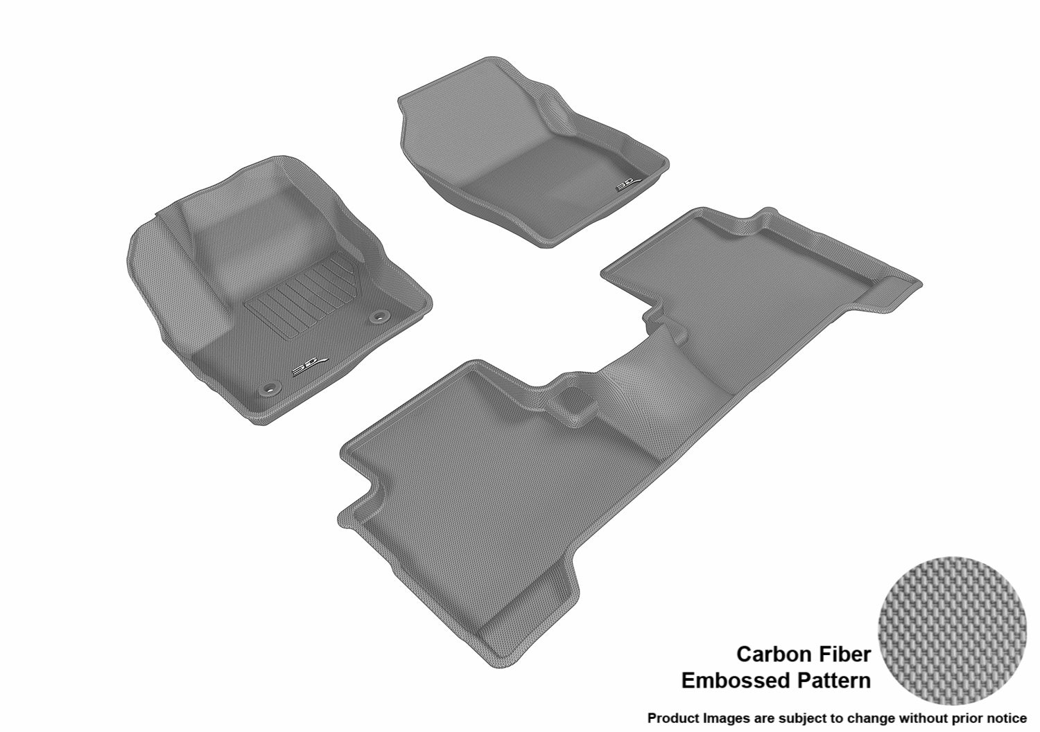 3D MAXpider L1FR10601501 Compatible for Ford ESCAPE 2015-2019 KAGU GRAY R1 R2