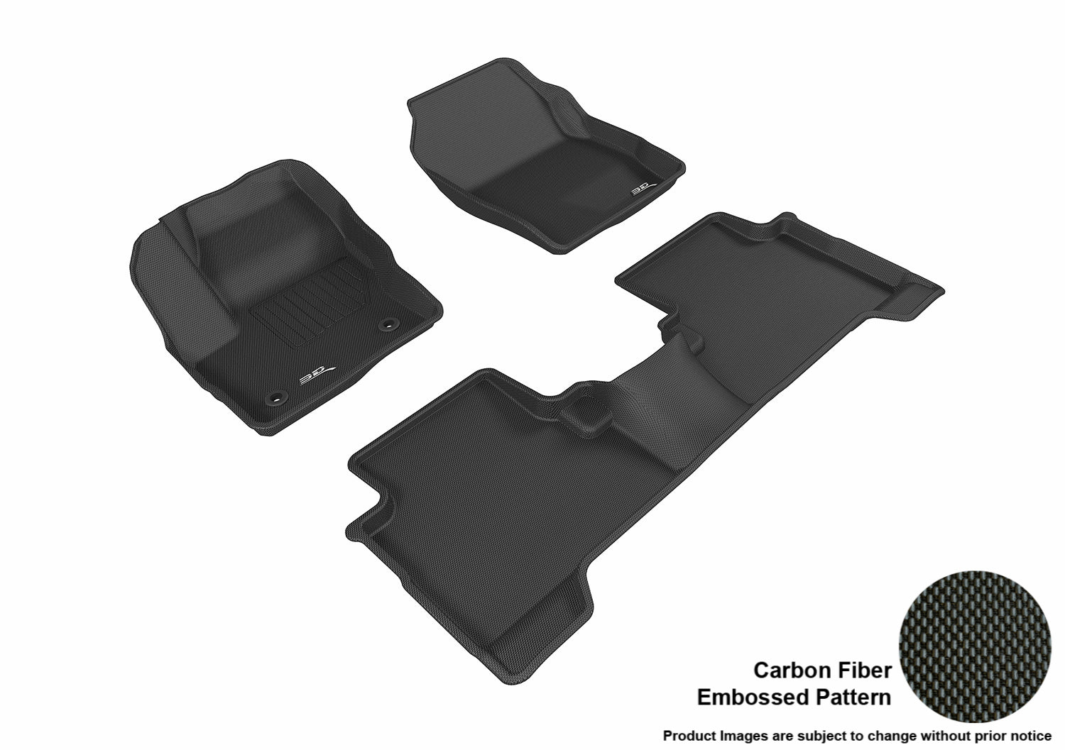 3D MAXpider L1FR10601509 Compatible for Ford ESCAPE 2015-2019 KAGU BLACK R1 R2