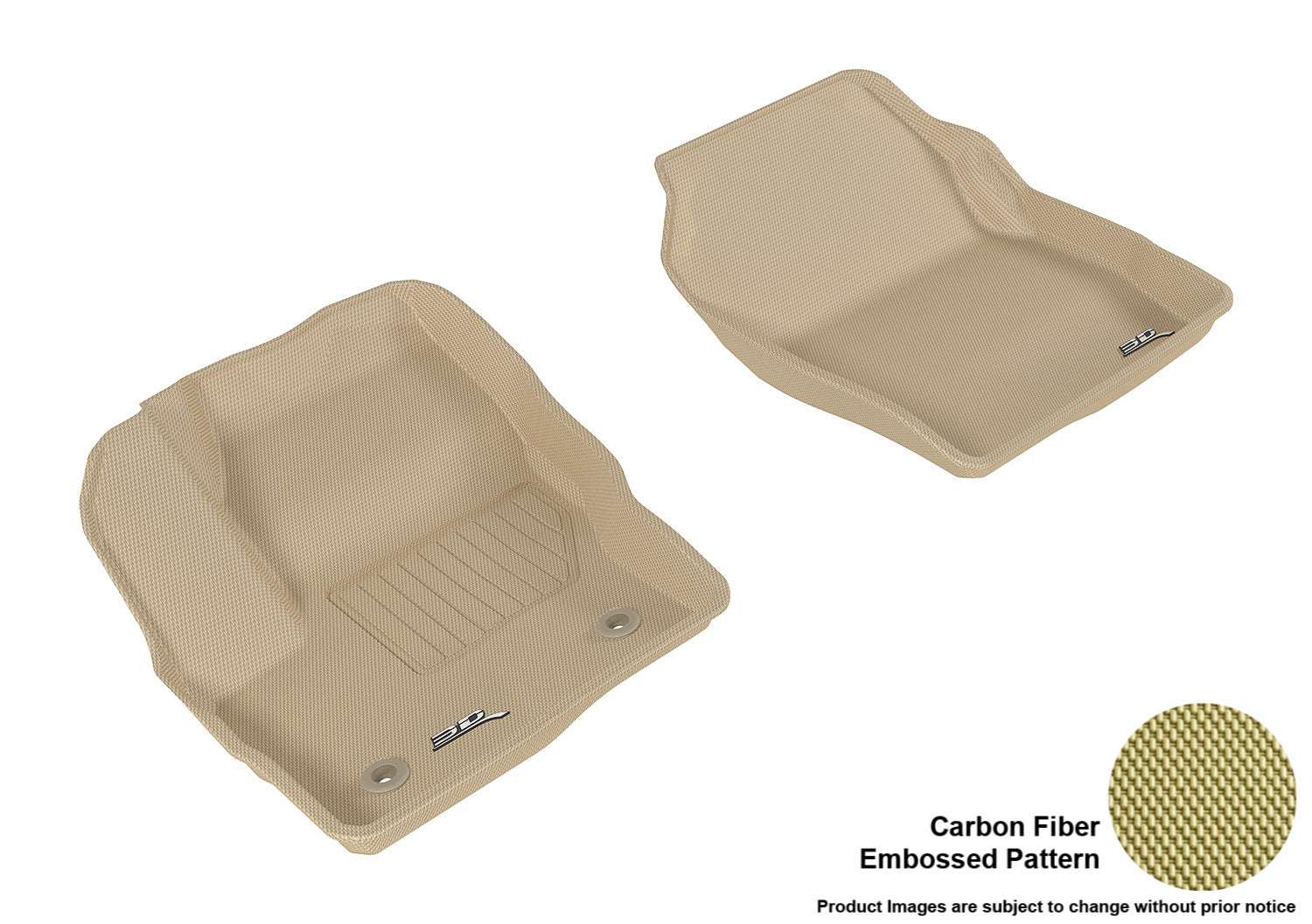 3D MAXpider L1FR10611502 Compatible for Ford ESCAPE 2015-2019 KAGU TAN R1