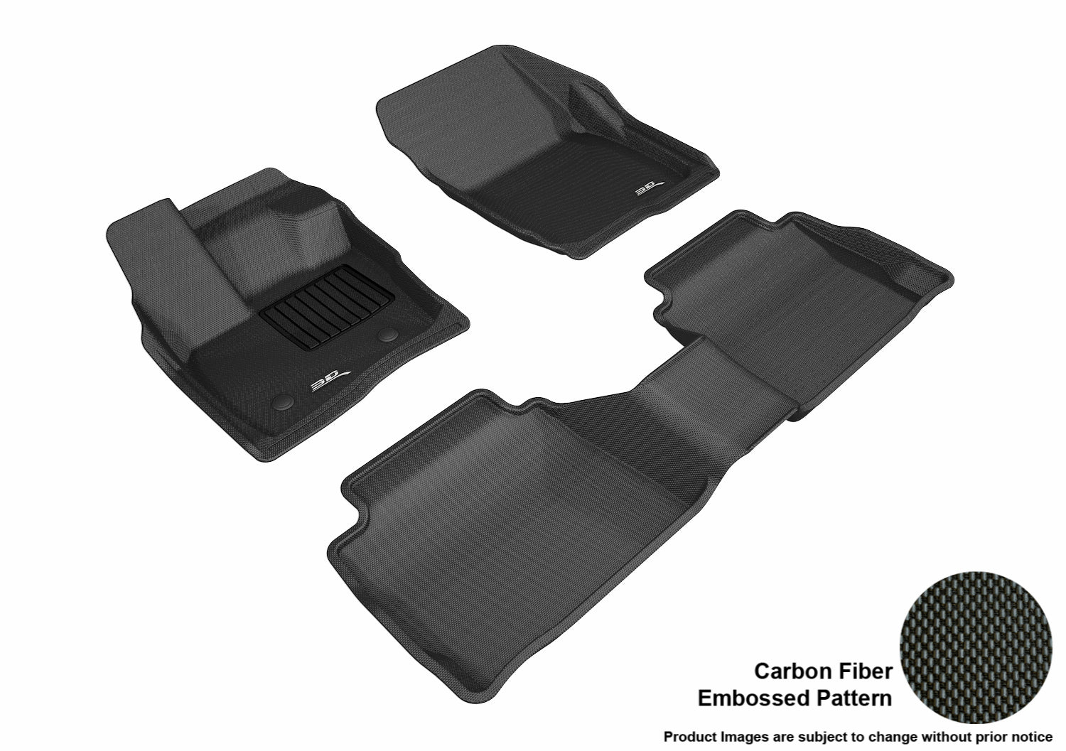 3D MAXpider L1FR10901509 Compatible for Ford FUSION 2017-2019 KAGU BLACK R1 R2