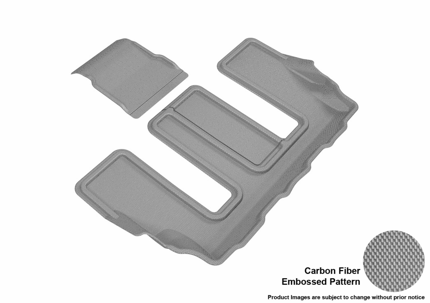 3D MAXpider L1GM02231501 Compatible for GMC ACADIA WITH BUCKET 2ND ROW 2017-2019 KAGU GRAY R3 (2PCS)