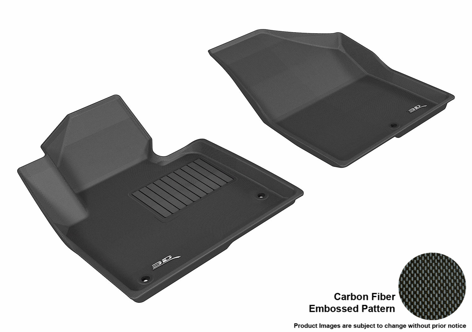 3D MAXpider L1HY01711509 Compatible for Hyundai SANTA FE SPORT/ SANTA FE 2013-2018/ SANTA FE XL 2019 KAGU BLACK R1