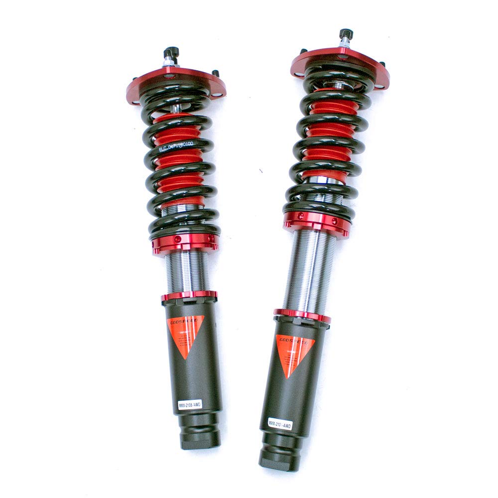 Godspeed MMX2108-AWD MAXX Coilovers Lowering Kit, Fully Adjustable, Ride Height, 40 Damping Settings, compatible with Infiniti Q50 AWD 2014-19