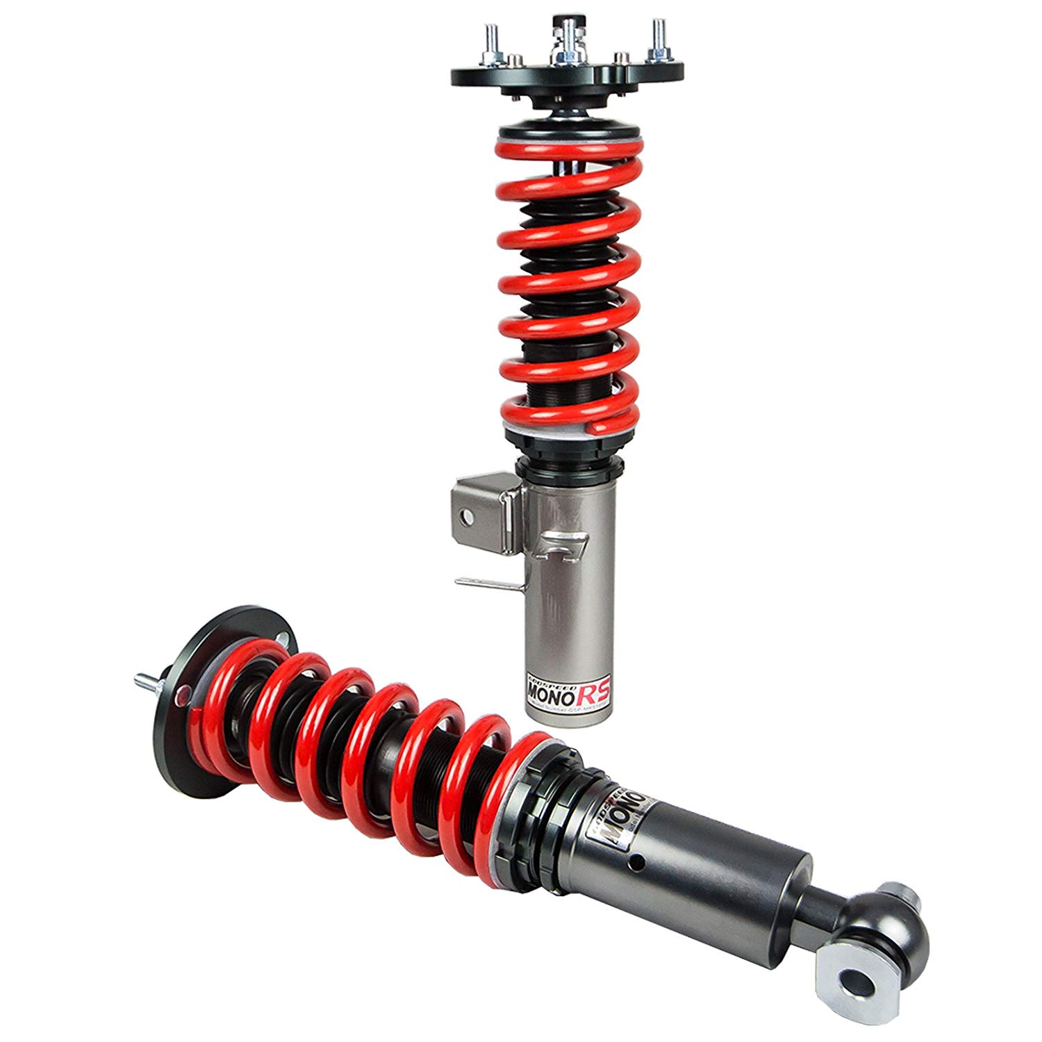 Godspeed MSS0174-B MonoSS Coilover Lowering Kit, Fully Adjustable, Ride Height, Spring Tension And 16 Click Damping, for BMW 6-Series (E24) 83-89