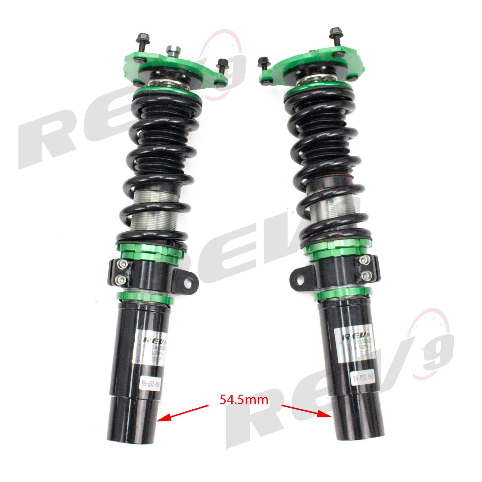 Rev9 Compatible With Volkswagen Beetle R-Line 2016-19 (54.5mm) Hyper-Street II Coilover Kit w/ 32-Way Damping Force Adjustment