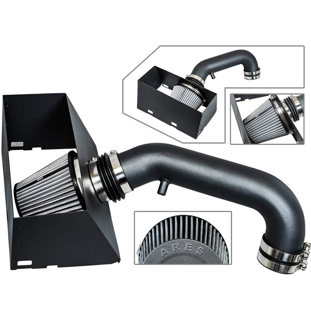 Ares Cold Air Intake Kit with heat shield for 09-18 Dodge Ram 1500/Ram 2500/Ram 3500 with 5.7L/V8 AHI-DG10GK