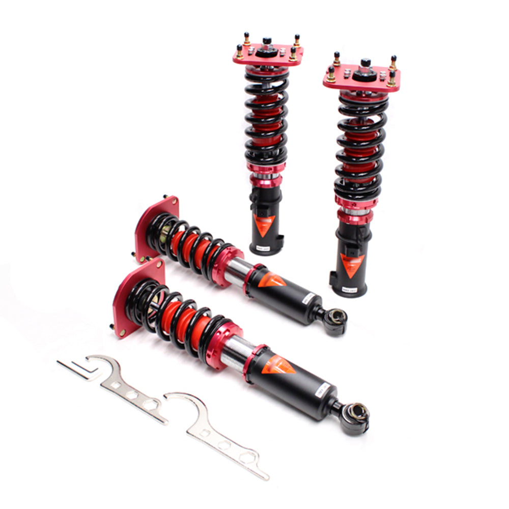 MMX2400 MAXX Coilovers Lowering Kit, Fully Adjustable, Ride Height, 40 Clicks Rebound Settings, Mazda RX-7 86-91 (FC3S)