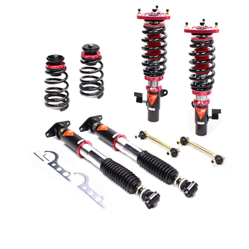 MMX2600-A MAXX Coilovers Lowering Kit, Fully Adjustable, Ride Height, 40 Clicks Rebound Settings, Mazda Mazda3 04-09 (BK)