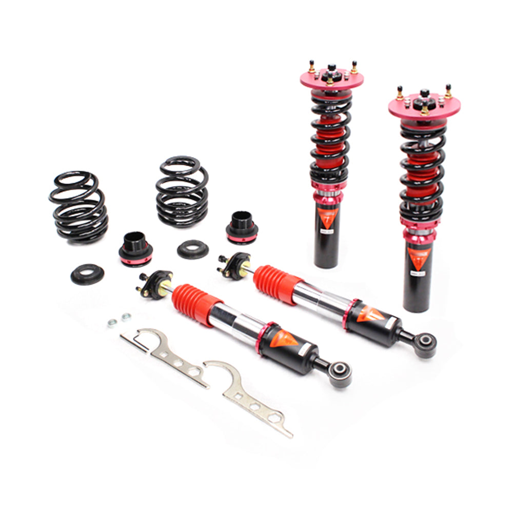 Godspeed(MMX2630) MAXX Coilovers Lowering Kit, Fully Adjustable, Ride Height, 40 Clicks Rebound Settings, BMW 3-Series(E30) 1985-91 RWD(51mm)
