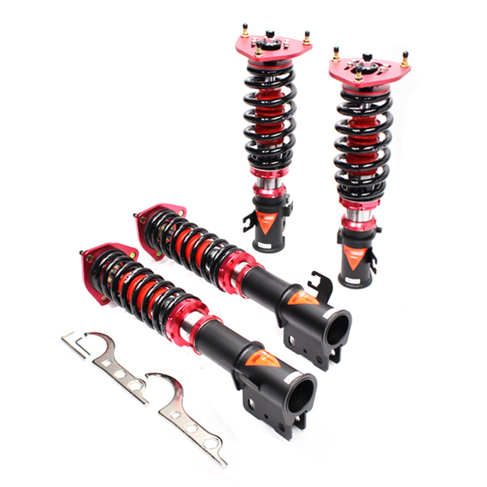 MMX2700-B MAXX Coilovers Lowering Kit, Fully Adjustable, Ride Height, 40 Clicks Rebound Settings, Subaru Legacy(BC/BF) 1992-94 AWD ONLY
