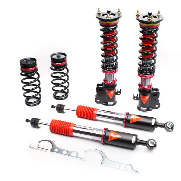 MMX3030-B MAXX Coilovers Lowering Kit, Fully Adjustable, Ride Height, 40 Clicks Rebound Settings, Scion XA 04-06 (NCP31)