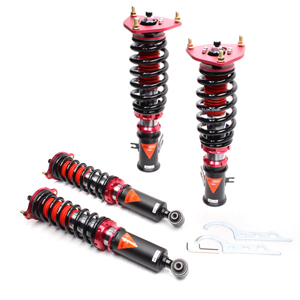MMX3040 MAXX Coilovers Lowering Kit, Fully Adjustable, Ride Height, 40 Clicks Rebound Settings, Mitsubishi Mirage 97-01 (CJ4A)