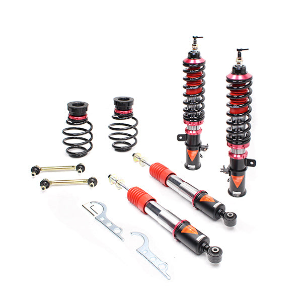 MMX3190 MAXX Coilovers Lowering Kit, Fully Adjustable, Ride Height, 40 Clicks Rebound Settings, Honda Fit(GD) 06-08