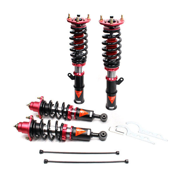 MMX3200 MAXX Coilovers Lowering Kit, Fully Adjustable, Ride Height, 40 Clicks Rebound Settings, Mitsubishi Lancer(CY4A) 08-17