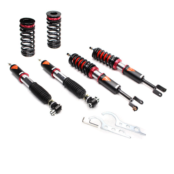 MMX3340-B MAXX Coilovers Lowering Kit, Fully Adjustable, Ride Height, 40 Clicks Rebound Settings, Audi S6(C6) 06-11
