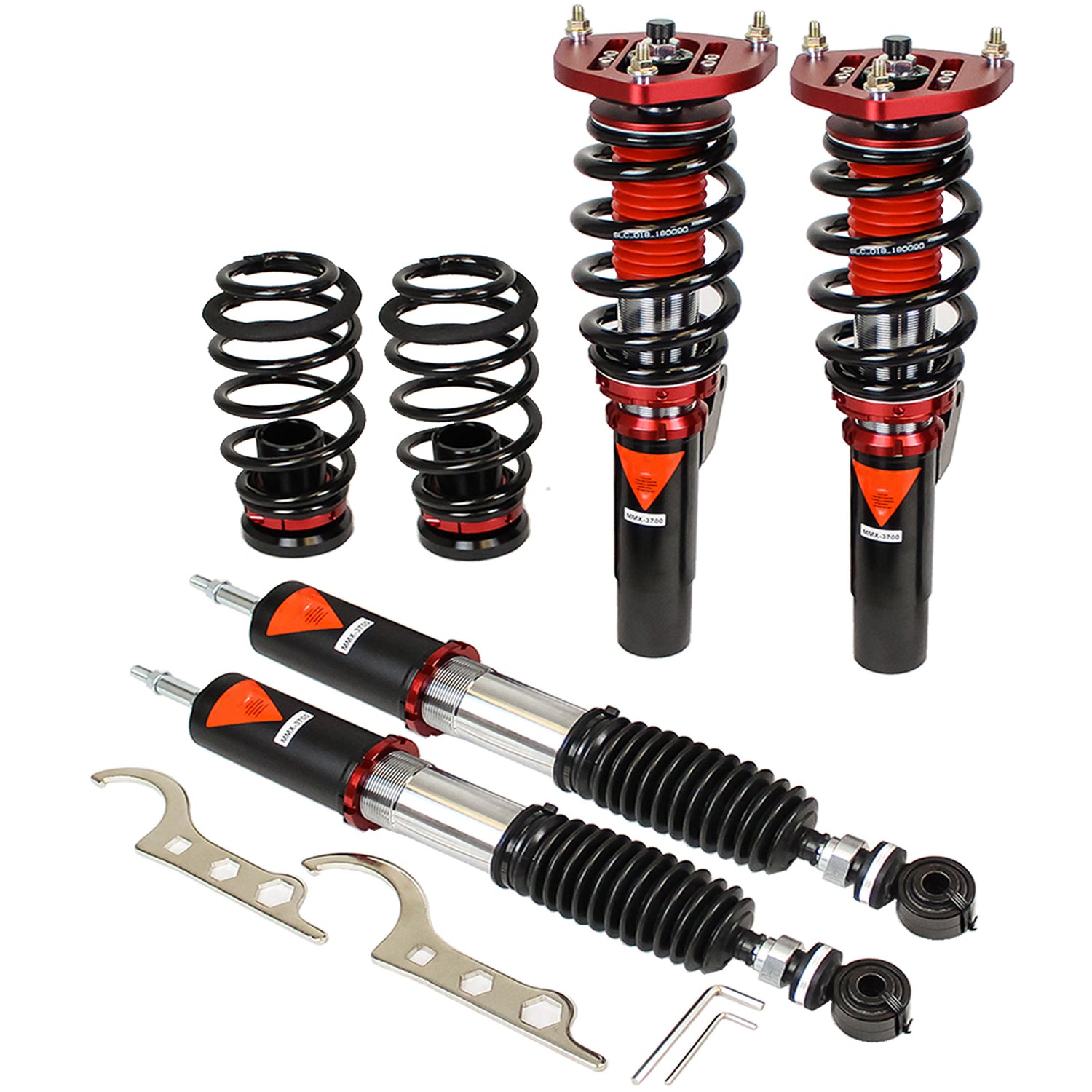 MMX3700-A MAXX Coilovers Lowering Kit, Fully Adjustable, Ride Height, 40 Clicks Rebound Settings, Volkswagen Passat(B6) 06-10
