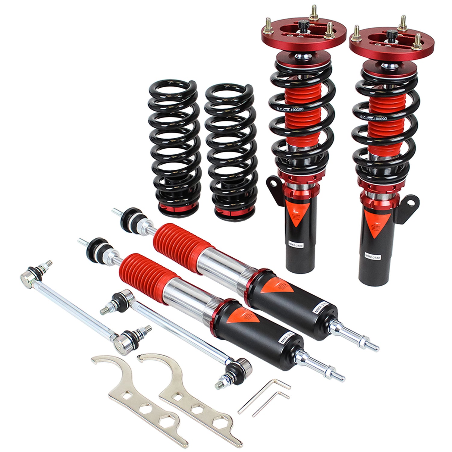 MMX3780 MAXX Coilovers Lowering Kit, Fully Adjustable, Ride Height, 40 Clicks Rebound Settings, BMW X1 sDrive(E84) 10-15