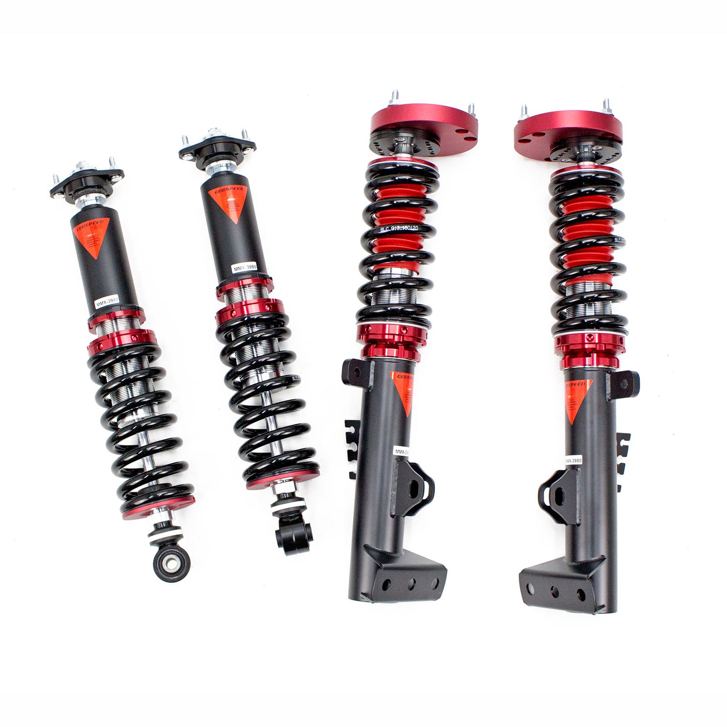 MMX3980 MAXX Coilovers Lowering Kit, Fully Adjustable, Ride Height, 40 Clicks Rebound Settings