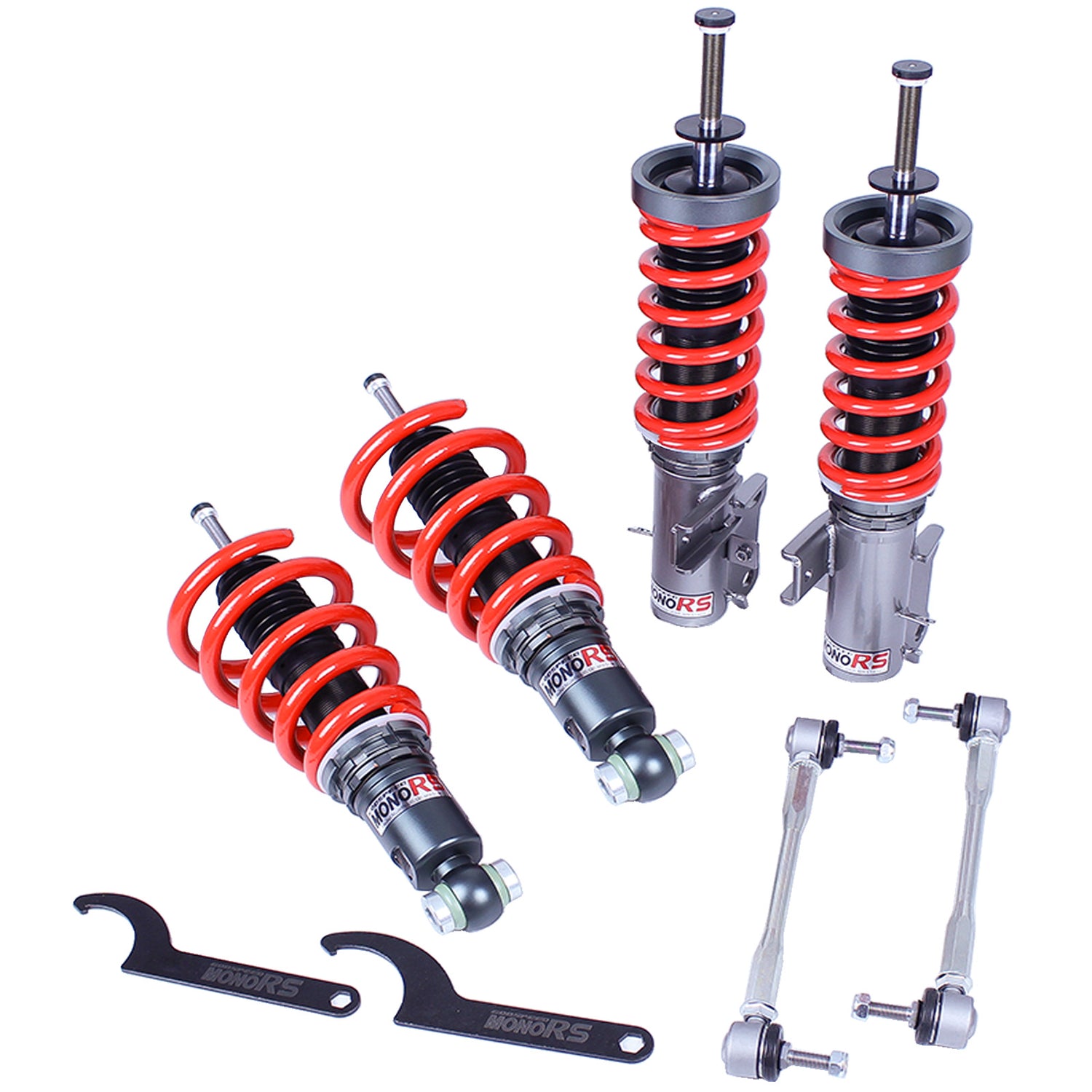 Godspeed MRS1402 MonoRS Coilover Lowering Kit, 32 Damping Adjustment, Ride Height Adjustable