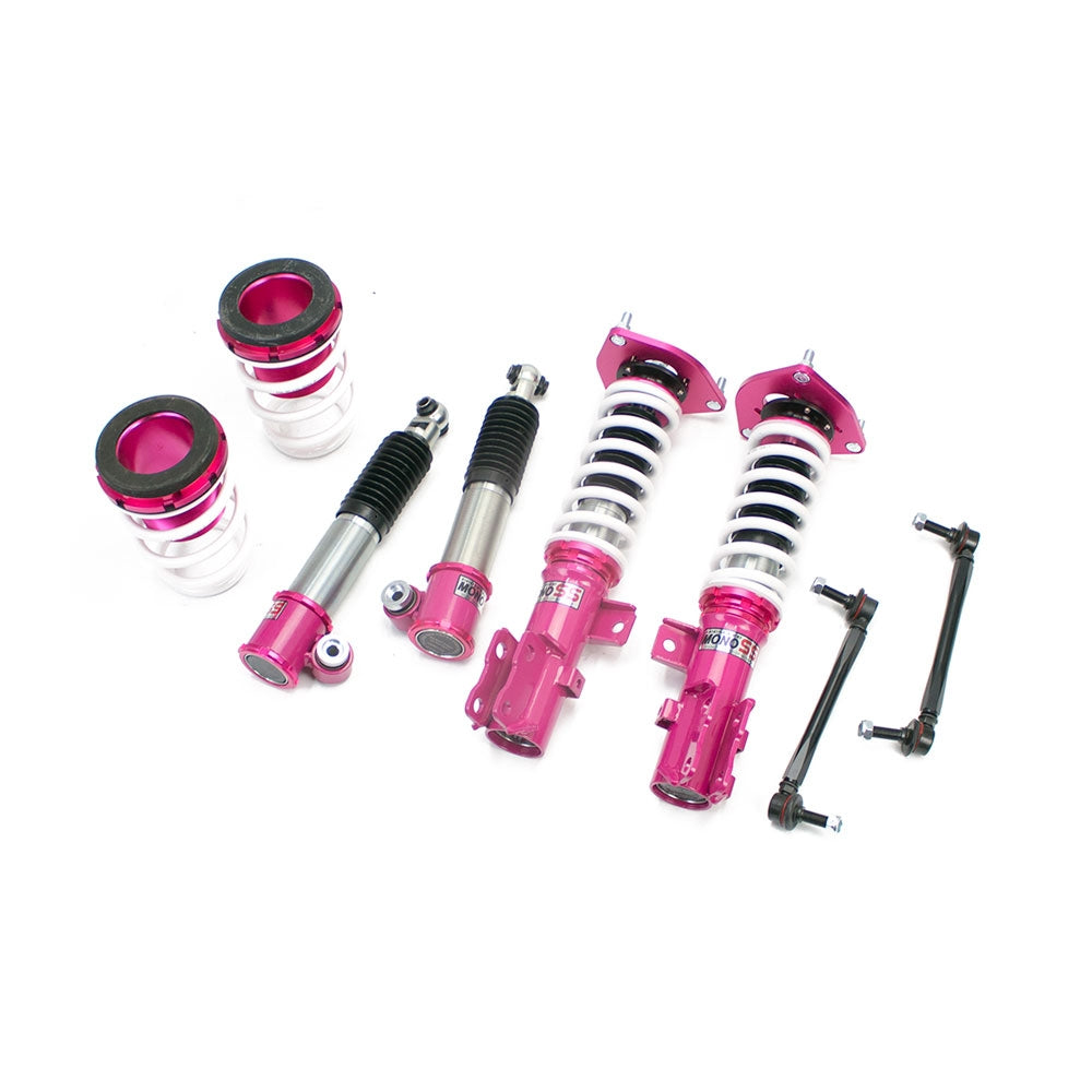 Godspeed MSS0104-B MonoSS Coilover Lowering Kit, Fully Adjustable, Ride Height, Spring Tension And 16 Click Damping, Kia Forte Koup(YD) 2014-16